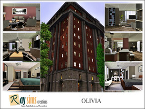 Sims 3 — Olivia by Ray_Sims — This apartment has 2 bedroom and 2 bathroom. Hope you enjoy it :) 
