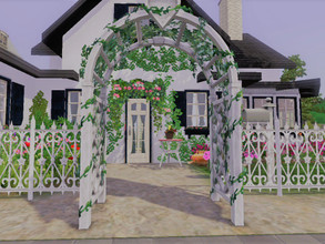 Sims 3 — La Maison d'Eugenie by sgK452 — Charming little house for a couple. Possibility of welcoming a cat. On the