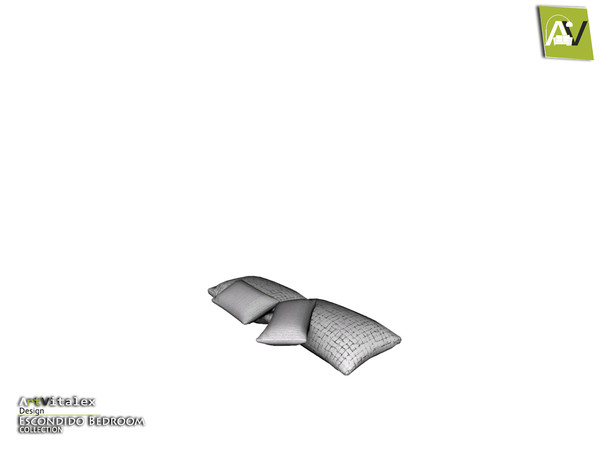 Sims 4 — Escondido Bed Pillows by ArtVitalex — - Escondido Bed Pillows - ArtVitalex@TSR, Oct 2019
