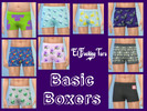 Sims 4 — maxis match boxers by elfreakingtoro — Some basic and fun boxers for your masculine sims, also comes in plain