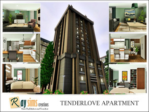 Sims 3 — Tenderlove Apartment by Ray_Sims — This apartment has 2 bedroom and 2 bathroom. Hope you enjoy it :) 