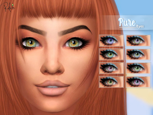 Sims 4 — Pure eyes by RobertaPLobo — :: 9 swatches. :: Face Paint category. :: All Ages and Gender. :: Occult: All. ::