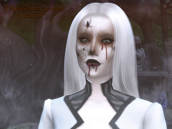 Sims 4 — [TS4] Halloween face paint by LeaIllai — [TS4] Halloween face paint 