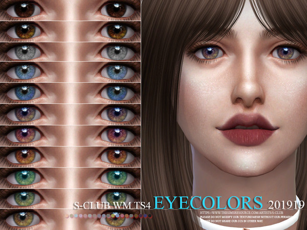 Sims 4 — S-Club WM ts4 Eyecolors 201919 by S-Club — Eyecolors, 15 swatches, hope you like, thank you.