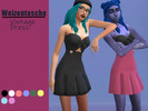 Sims 4 — [WT] Vintage_Dess - Seasons needed by Weizentasche — My first new Mesh, a Vintage Dress, EA Mesh Texture. Feel