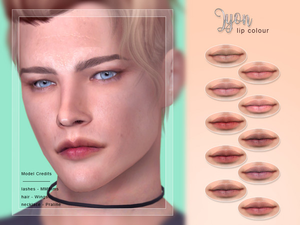 Sims 4 — [ Lyon ] - Lip Colour by Screaming_Mustard — A simple, detailed lip colour. For females/females, teen +. With