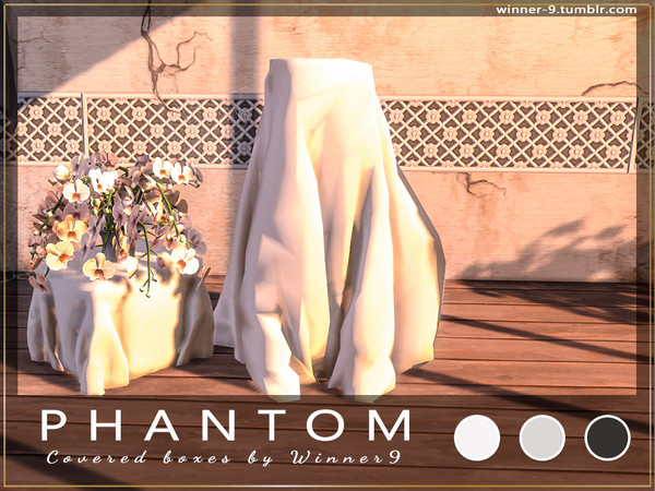 Sims 4 — Covered boxes by Winner9 — This is covered boxes from my set Phantom, you can find it easy in your game by