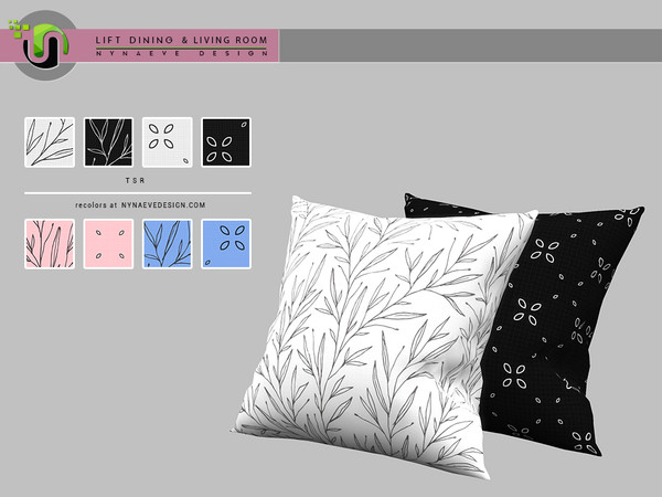 Sims 4 — Lift Throw Pillow by NynaeveDesign — Lift Dining Living Room Decor - Throw Pillow Found under: Decor -