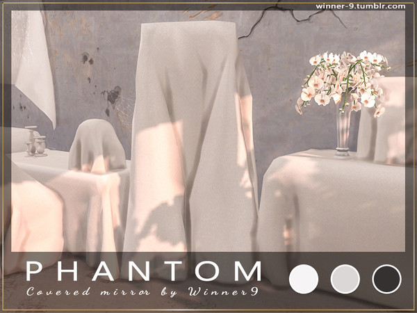 Sims 4 — Covered mirror by Winner9 — This is covered mirror from my set Phantom, you can find it easy in your game by