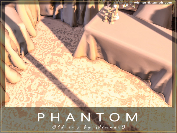 Sims 4 — Old rug by Winner9 — This is old rug from my set Phantom, you can find it easy in your game by typing Winner9 or