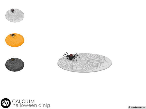 Sims 4 — Calcium Plate by wondymoon — - Calcium Halloween Dinig - Plate - Wondymoon|TSR - Creations'2019