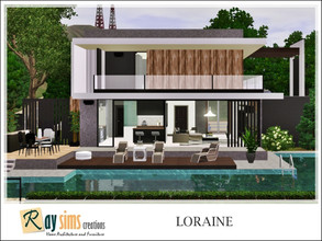 Sims 3 — Loraine by Ray_Sims — This house has 2 bedrooms, and 3 bathrooms. I really hope you guys like it.. Thank you