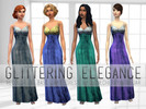 Sims 4 — Glittering elegance  by LoneCherryInTheJar — Hello everyone!I It's my first work ever done for any sims, an