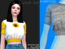 Sims 4 — BackTrack Lyla Top by BackTrack_ — 8 swatches custom thumbnail shadow map all lods hq compatible thanks for
