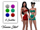 Sims 4 — Vanessa Skirt by ZentacularSims — Satin Skirt 6 Swatches