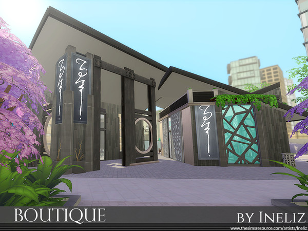 Sims 4 — Boutique by Ineliz — Your sims are looking for new stores to shop at? The Boutique is a perfect combination of