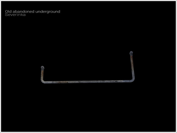 Sims 4 — [Old Underground] - handrail v03 topR by Severinka_ — Handrail v03 top RIGHT From the set 'Old abandoned