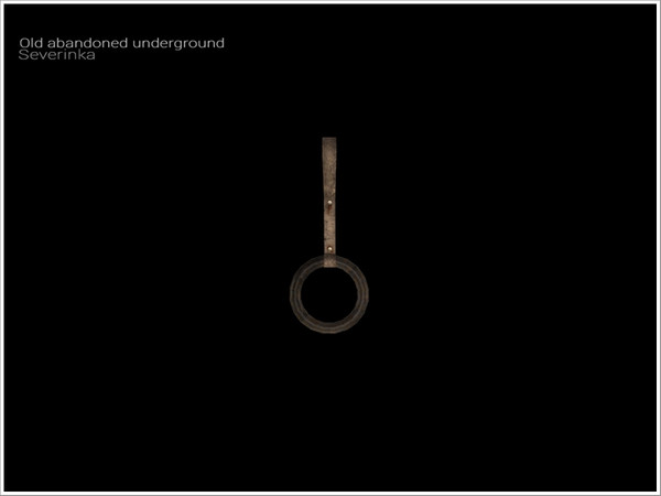 Sims 4 — [Old Underground] - handrail round holder by Severinka_ — Handrail round holder From the set 'Old abandoned