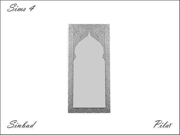 Sims 4 — SinbadMirrorFloor by Pilar — Evoking Eastern mysteries and legends 