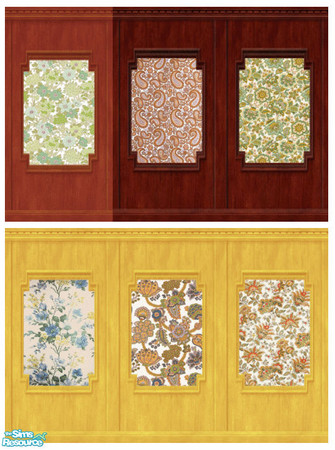 Sims 2 — Frame Wall Set by s00z — 