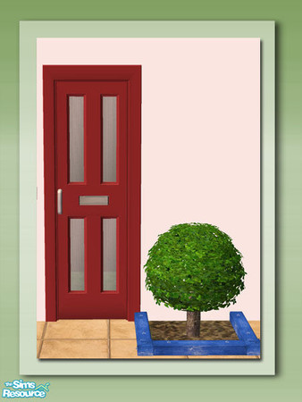 Sims 2 — Round Shrub by Shakeshaft — Part of a set of Shrubs to add architecture and colour to your sims gardens,set