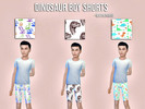 Sims 4 — Dinoboyshorts_wxtheraway by wxtheraway — dino shorts for child 