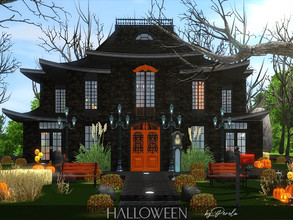 Sims 3 — Halloween by perolasims — Beautiful Halloween style home for your Sims to have fun! It has two living rooms,
