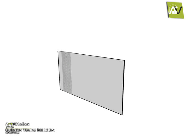 Sims 3 — Quentin Banded Mirror by ArtVitalex — - Quentin Banded Mirror - ArtVitalex@TSR, Dec 2019