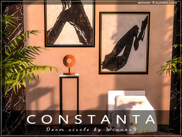 Sims 4 — Decor circle by Winner9 — This is decor circle from my set Constanta, you can find it easy in your game by