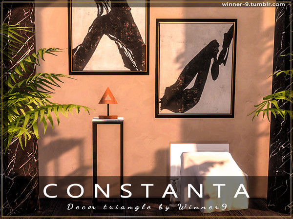 Sims 4 — Decor triangle by Winner9 — This is decor triangle from my set Constanta, you can find it easy in your game by