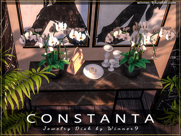Sims 4 — Jewelry dish by Winner9 — This is jewelry dish from my set Constanta, you can find it easy in your game by