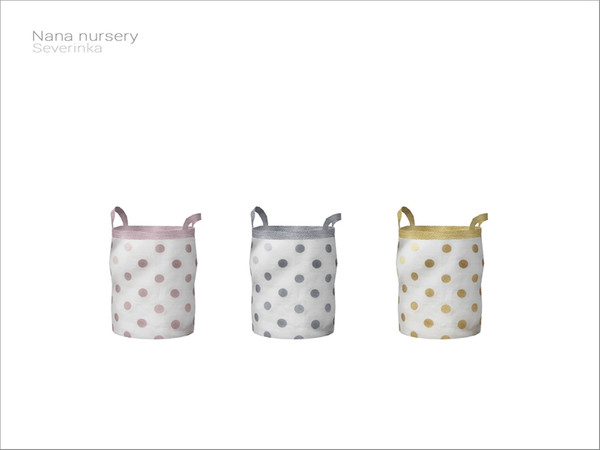 Sims 4 — [Nana nursery] - toy basket v01 by Severinka_ — Toy basket v01 From the set 'Nana nursery' Build / Buy category: