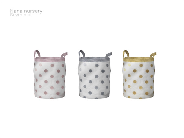 Sims 4 — [Nana nursery] - toy basket v02 by Severinka_ — Toy basket v02 From the set 'Nana nursery' Build / Buy category: