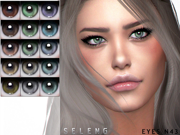 Sims 4 — Eyes N43 by Seleng — Toddler to Elder Female and Male 15 colours Custom Thumbnail HQ mod compatible The picture