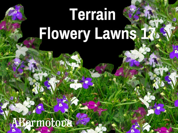 Sims 4 — Terrain Flowery Lawns 17 by abormotova2 — Terrain set of lovely flowery lawns for Sim parks, yards and and all