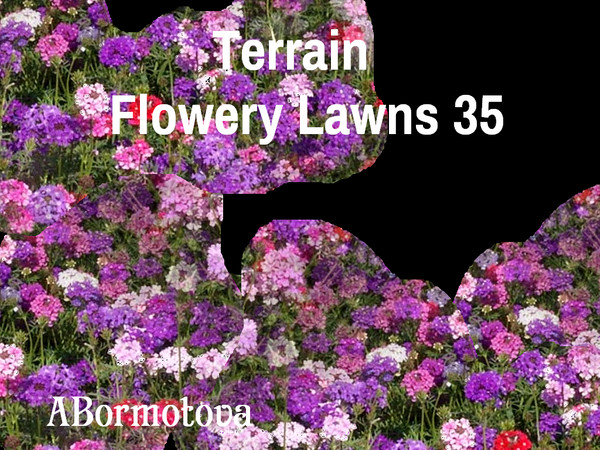 Sims 4 — Terrain Flowery Lawns 35 by abormotova2 — Terrain set of lovely flowery lawns for Sim parks, yards and and all