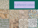Sims 4 — terrace floor by anaalicialo — Nine new tiles for your terrace or garden. No ned mesh