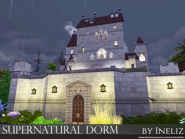 Sims 4 — Supernatural Dorm by Ineliz — The Supernatural Dorm is a perfect place for those sims that want to experience