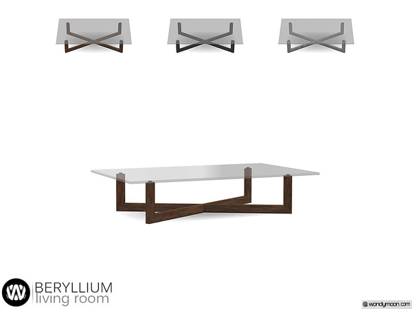 Sims 4 — Beryllium Coffee Table by wondymoon — - Beryllium Living Room - Coffee Table - Wondymoon|TSR - Creations'2019