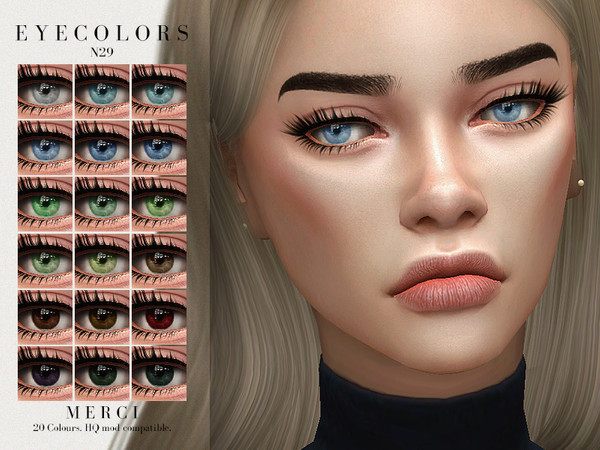 Sims 4 — Merci Eyecolors N29 by -Merci- — Eyecolors for both genders and all ages. Face Paint category. Have Fun! 