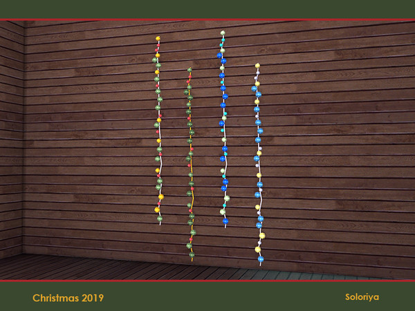 Sims 4 — Christmas 2019. Decorations Balls by soloriya — Decirations balls, wall sculpture. Part of Christmas 2019 set. 4