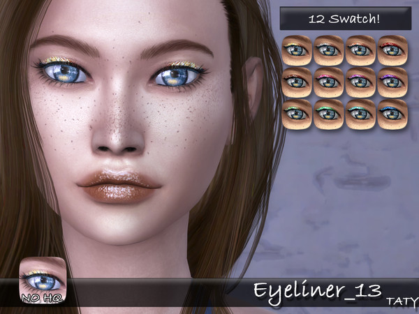 Sims 4 — [Ts4]Taty_Eyeliner_13 by tatygagg — - Female - Human, Vampire - Teen to Elder - Hq Compatible