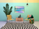 Sims 4 — A Loving Home Art Print by onyxbri — - a loving home - colorful abstract canvas print (original artwork created