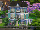 Sims 4 — Ashbury house by Ezust — Ashbury is a four floors house. It's fully furnished and it only has some CC on the