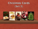 Sims 4 — Christmas Cards (Set 3) [MESH NEEDED] by LuckiSelki — 5 Christmas themed cards to brighten-up your sims' homes