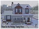 Sims 4 — Home for the Holidays - Family House by ChristineRose — A cozy, two bedroom and two-and-a-half bathroom home,
