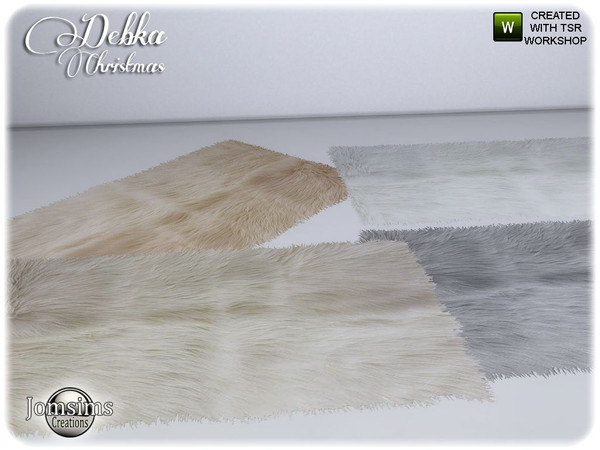 Sims 4 — Debka christmas living rugs by jomsims — Debka christmas living rugs