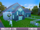 Sims 4 — Animalia Vet & Spa by amberfresh — A warm and welcoming CC free veterinary clinic, pet spa and daycare, plus