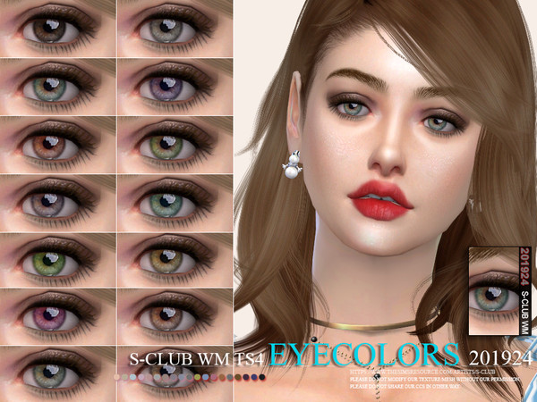 Sims 4 — S-Club WM ts4 Eyecolors 201924 by S-Club — Eyecolors, 17 swatches, hope you like, thank you.