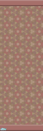 Sims 2 — GEOMS Wall 3_1 by KittenKiss — A funky set of wallpapers, matching carpet and lino. Each wall has 2 types - one